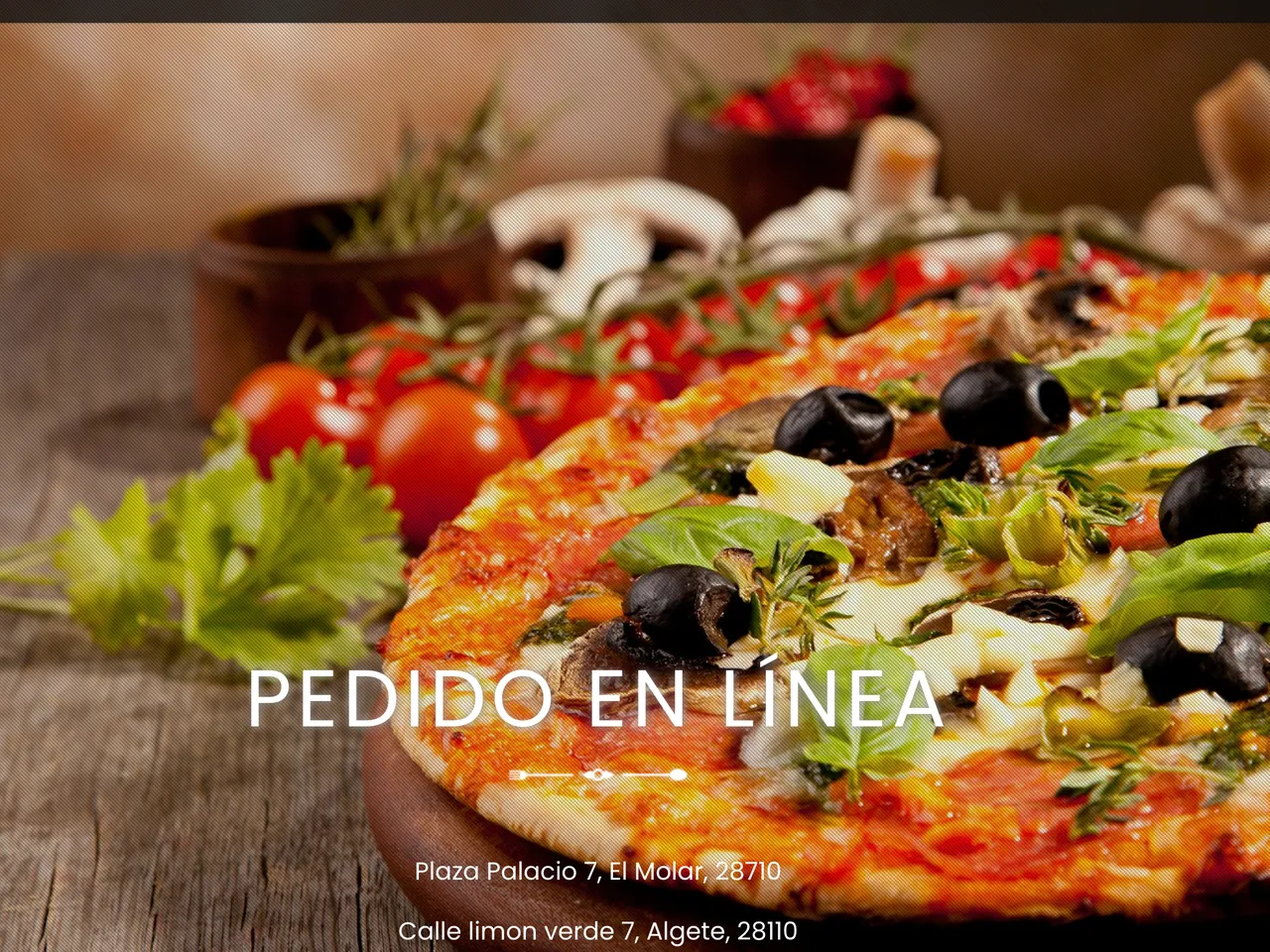 Captura de la web de Pizzeria Toscana